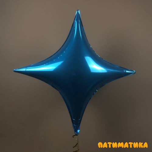 Ag 37" Звезда 4х-конечная Сириус Холодный Голубой 