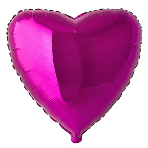 F 9" Мини - Сердце Пурпурное 