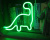 Световая Фигура Динозавр Зеленый 22,5 х 23,5 см 