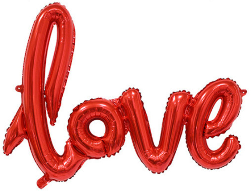FA 41" Надпись "Love" Красная 