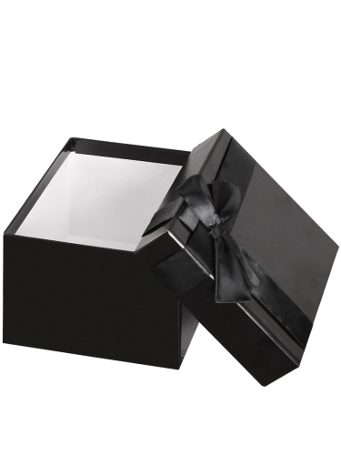 Набор коробок 5 в 1 Прямоугольные Черные с Лентой