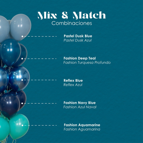 S 5" Пастель Глубокий Сине-Бирюзовый/035 