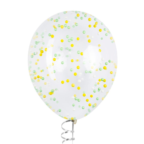 Шарики Пенопласт Желто-Зеленое Ассорти 6-8мм 