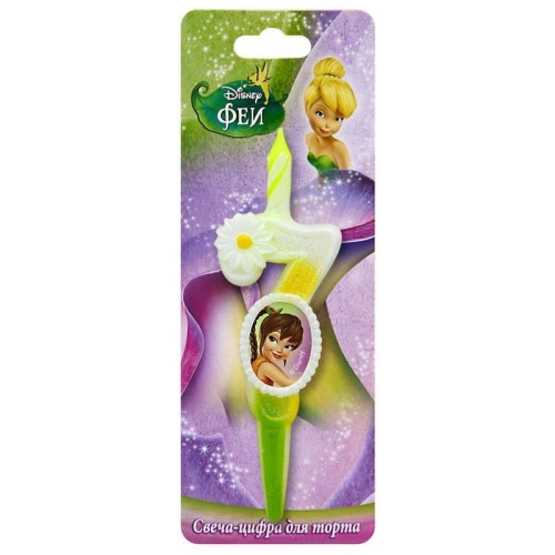 Свеча Цифра "7" Фея Disney 