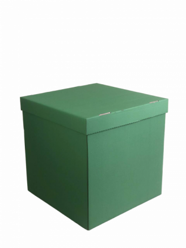 Коробка для Шаров Оливковая Самосборная (60 x 60 x 60 см) 