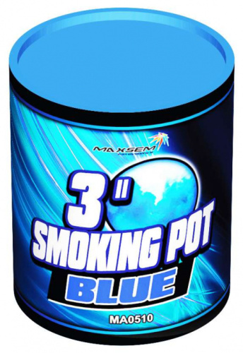 Дым MEGA 60 сек 9 см Синий