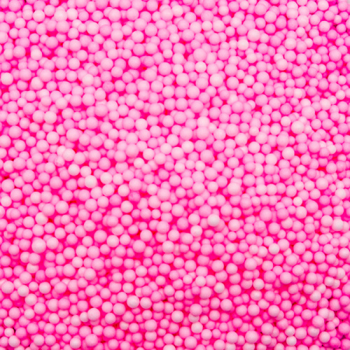 Шарики Пенопласт Розовые Яркие Мелкие 2-4 мм 