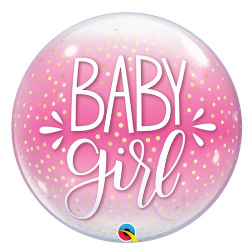 Q 22" Bubble Baby Girl Конфетти 