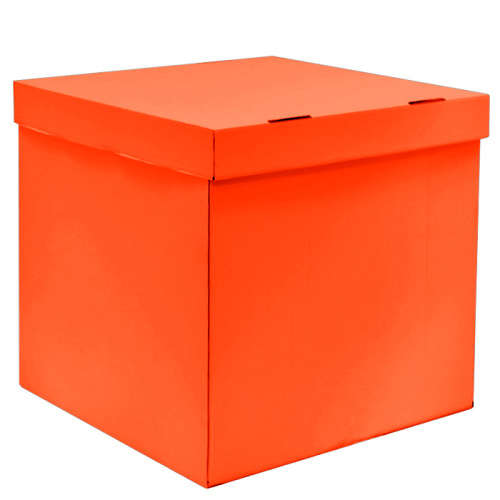 Коробка для Шаров Оранжевая Самосборная GK701Orange
