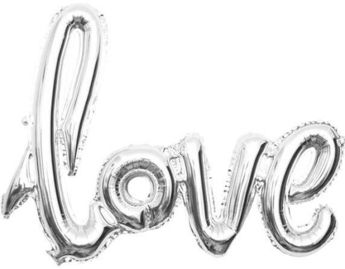 FA 22" Надпись "Love" Серебро 