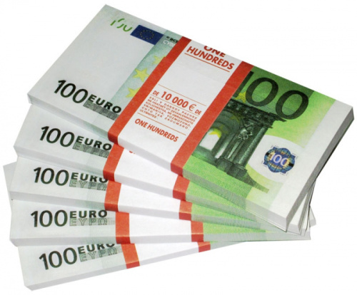 Шуточные деньги 100 Евро