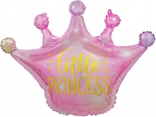 FA 30'' Корона Маленькая Принцесса, Розовая 