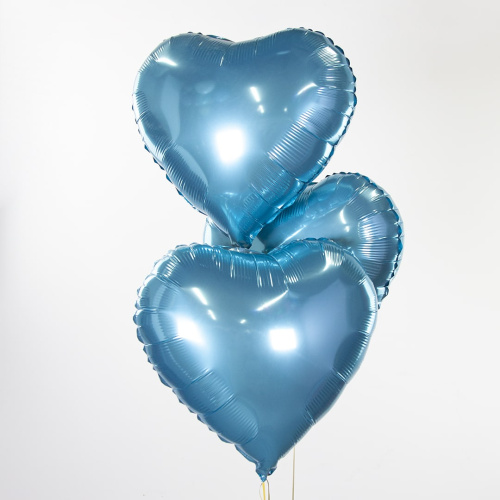 FA 18" Сердце Голубое 