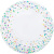 FA 20" Deco Bubble Разноцветное Конфетти, Прозрачный