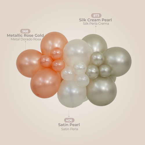 S 5" Шелк Жемчуг Кремовый, Cream Pearl/873 