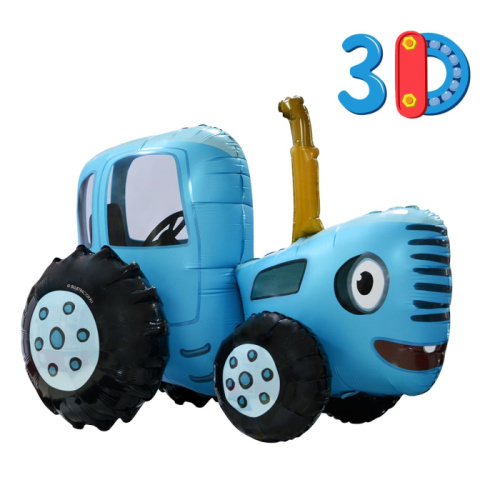FA 28" Фигура 3D Синий Трактор 