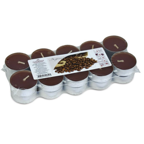 Свечи Чайные Ароматизированные, Эспрессо 12гр/20шт 