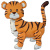 ВЗ 23" Фигура 3D Тигр