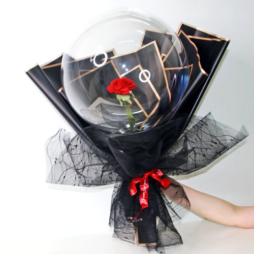 Шар Fl 18" Deco Bubble Прозрачный, Широкое Горло 