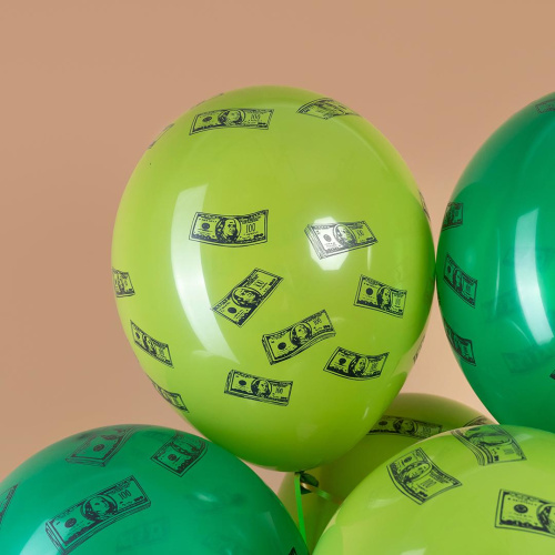 512 12" Доллары, Зеленое Ассорти 