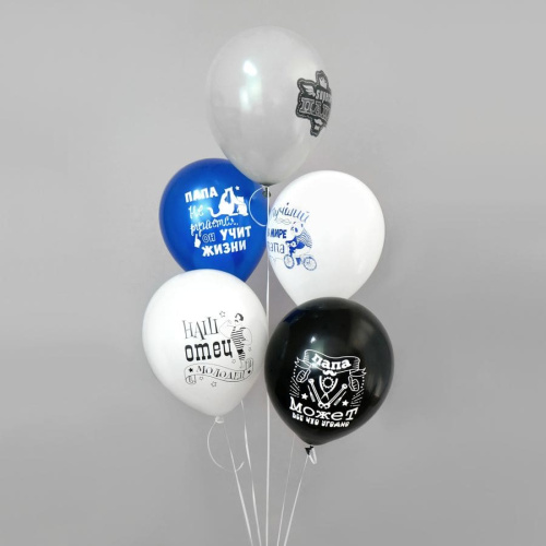 БК 12" Папа! Серо-Синие 