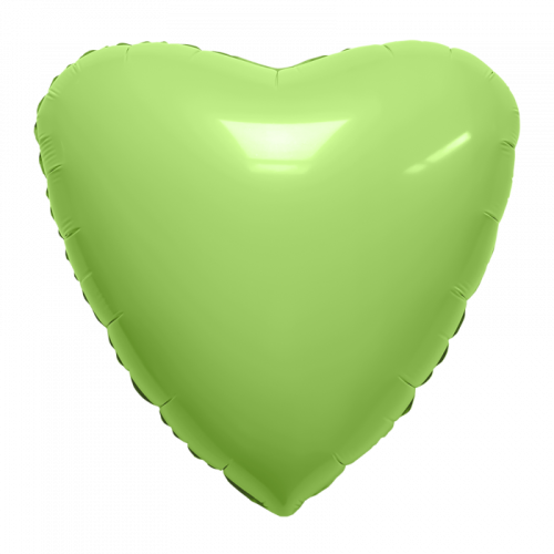 Ag 18" Сердце Зеленое, Фисташка Мистик 