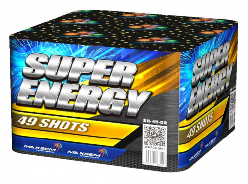 Батарея салютов Super Energy (1,2" 49 выстр. 5 эффектов)