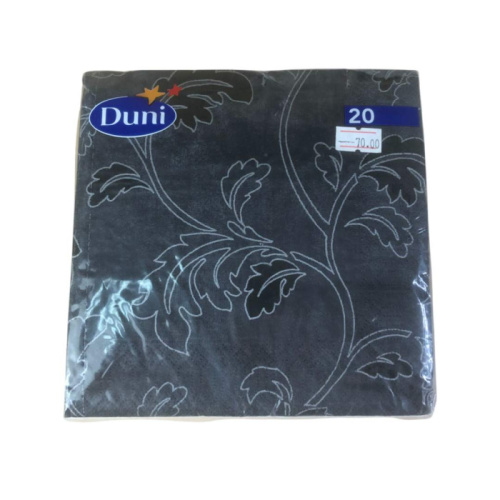 Салфетки Вельвет Черный 33см/20шт 