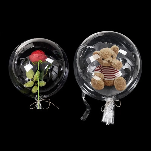Шар Fl 18" Deco Bubble Прозрачный, Широкое Горло 