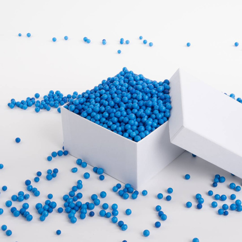 Шарики Пенопласт Синие 6-8мм 
