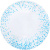FA 20" Deco Bubble Голубое Конфетти, Прозрачный 