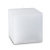 Свеча Хамелеон Куб Белый 7,5см 