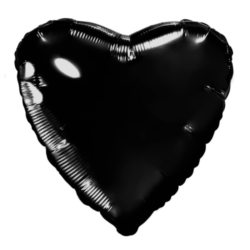 Ag 18" Сердце Чёрное 