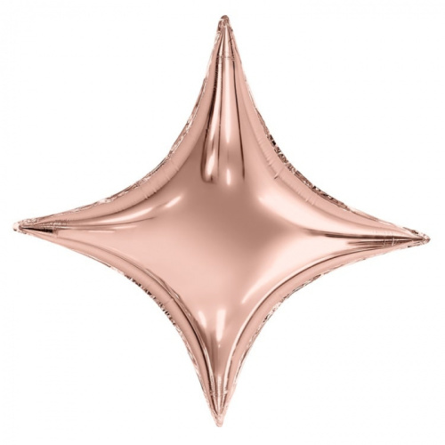 Ag 29" Звезда 4х-конечная Сириус Розовое Золото 
