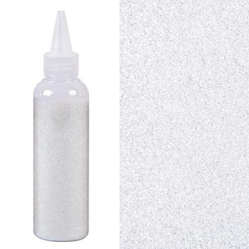 Глиттер в Банке Белый 80гр 