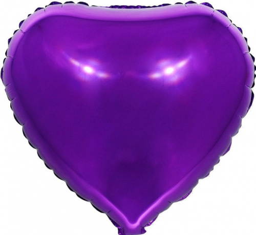 FA 18" Сердце Фиолетовое 
