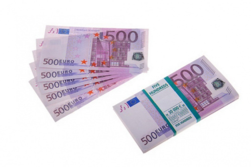 Шуточные Деньги 500 Евро 
