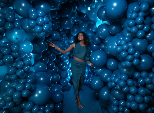 S 12" Пастель Глубокий Сине-Бирюзовый/035 