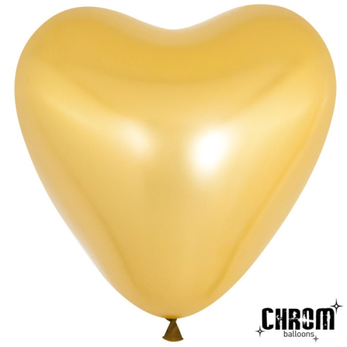 DB 10" Сердца Хром Золото 