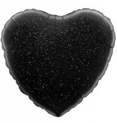 FA  18'' Сердце, Голография Черный 123077
