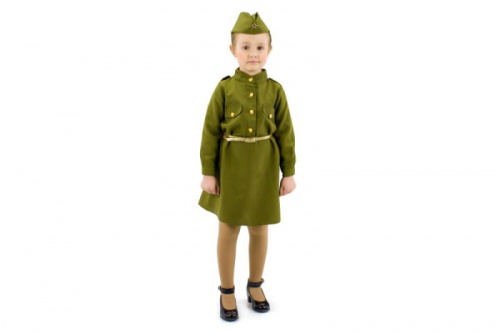 Военная форма. Платье детское (Без ремня и пилотки)