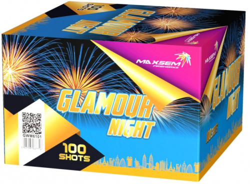 Батарея салютов Glamour Night (1,2" 100 выстр. 5 эффектов)