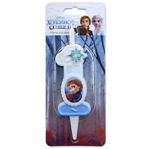 Свеча Цифра Фрозен Disney "1" 