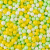 Шарики Пенопласт Желто-Зеленое Ассорти 6-8мм Шарики Пенопласт Желто-Зеленое Ассорти 6-8мм