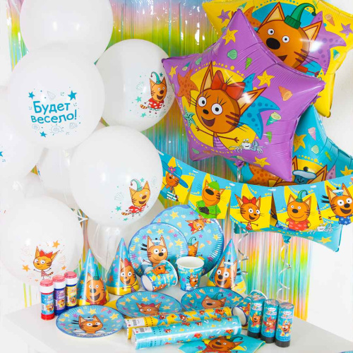 Тарелки Три Кота, Морские Приключения 18см/6шт 