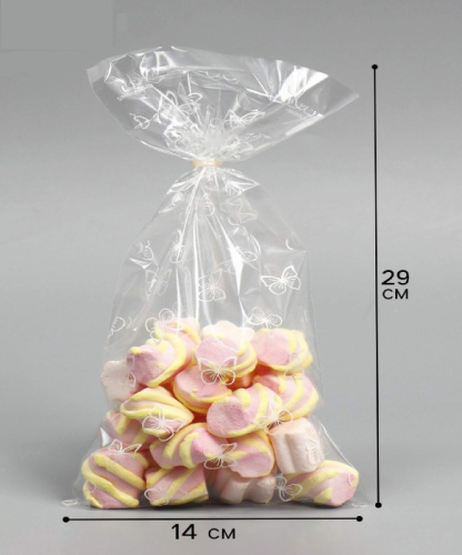 Пакеты БОПП Прозрачные, Детские 14х30см/5шт 