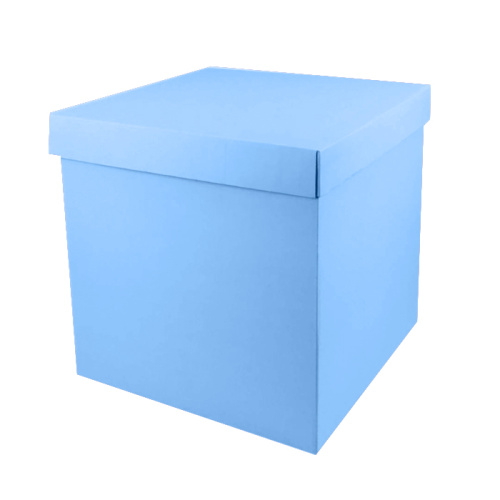 Коробка для Шаров Голубая  70 х 70 х 70см PTM70-blue