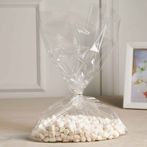 Пакеты БОПП Прозрачные с Донной Складкой 26/36см 